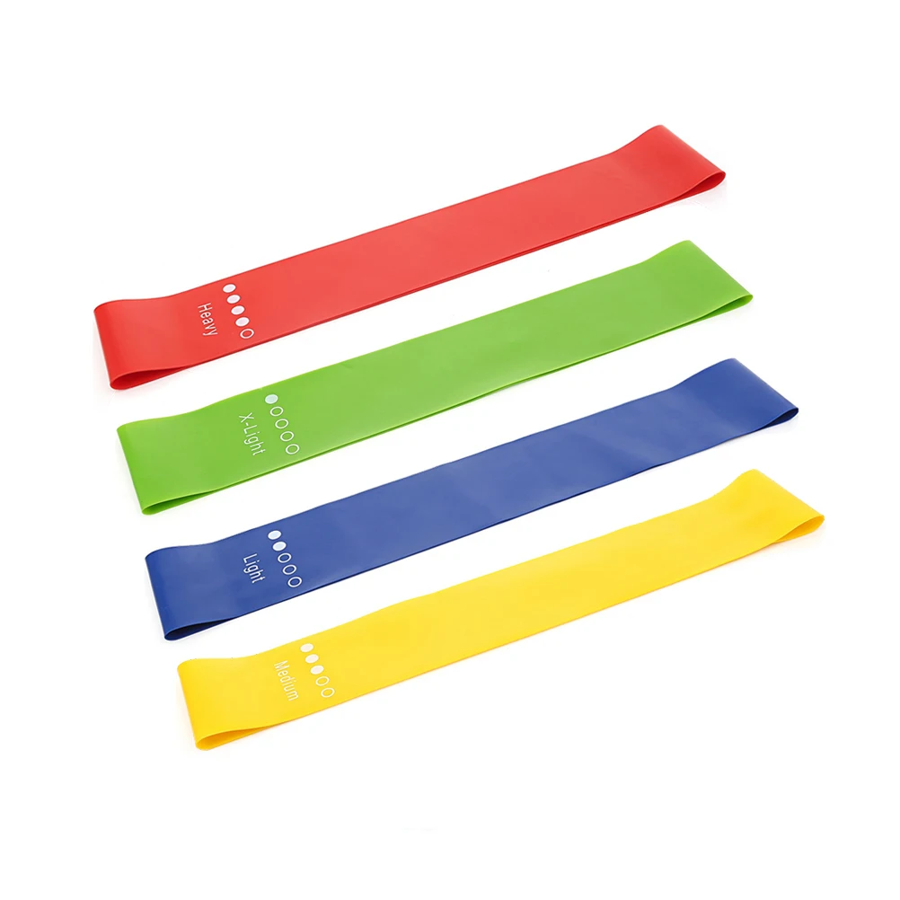 

Gym Fitness High Stretch 100% Latex Resistance Bands Set of 5 with Custom Logo Yoga Stretch Band, Blue/green/yellow/red/black