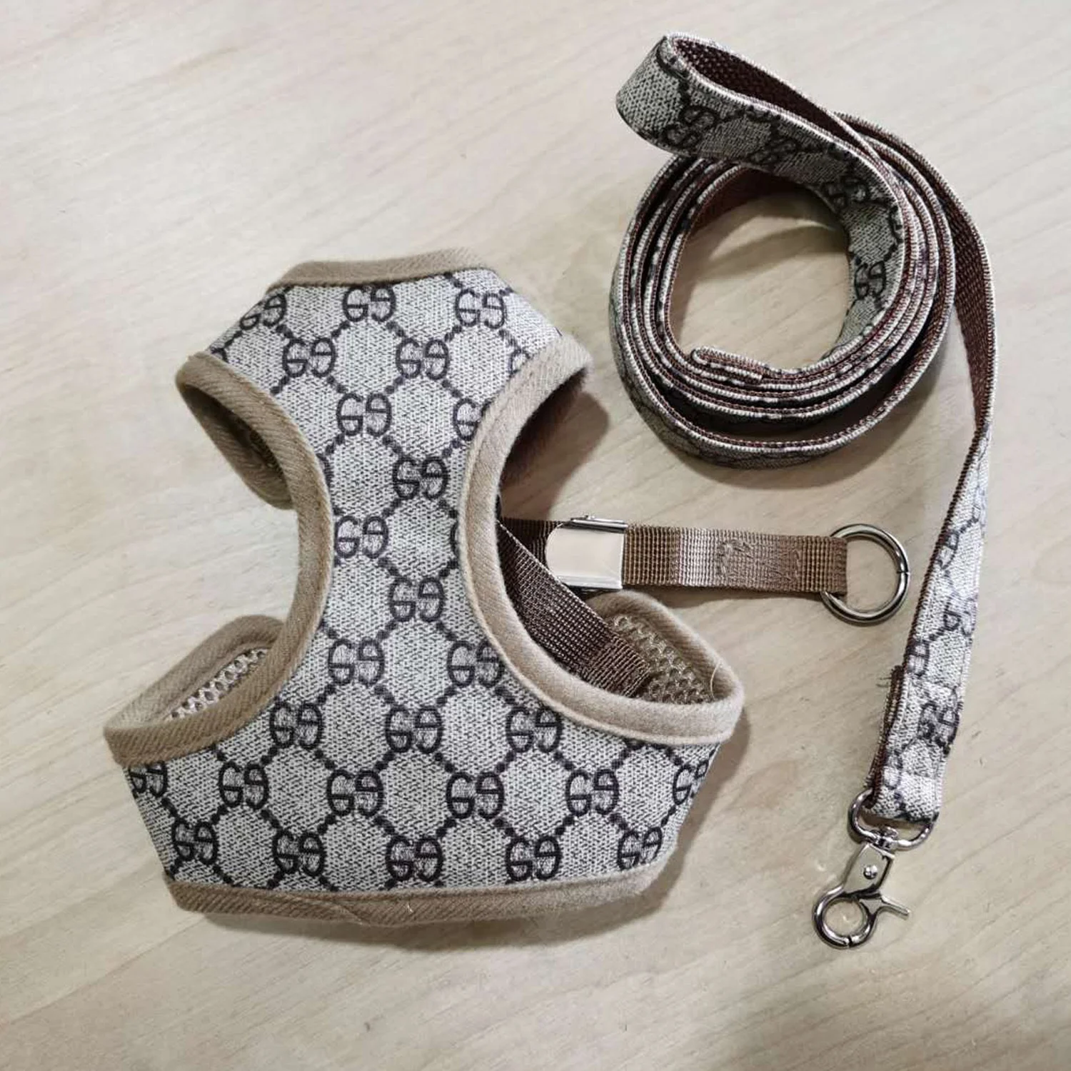 

Popular Selling Custom Pattern Dog Adjustable Step In Harness, As picture