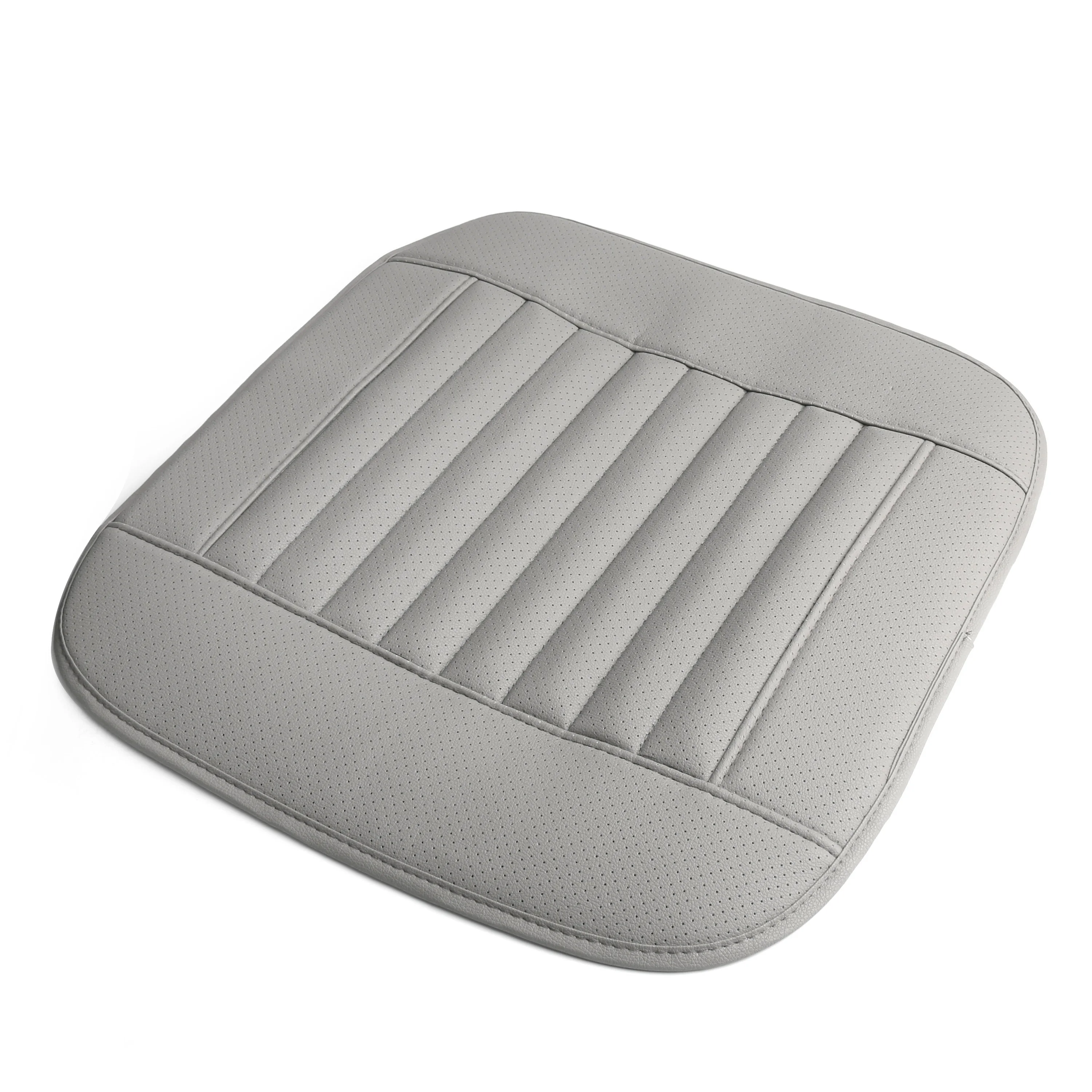 

Areyourshop Breathable Bamboo Charcoal Car Seat Cushion Cover Full Surround Protect Pad Gray