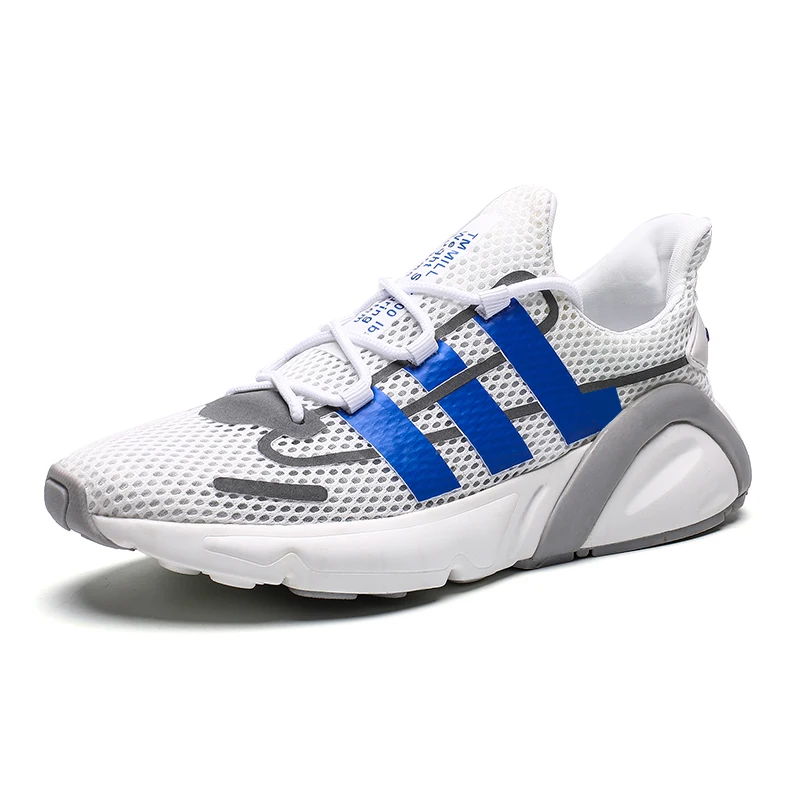 

Factory Wholesale Brand Logo Custom Top Quality Luminous Lightweight Mesh Running Shoes for Men, Black;white;grey