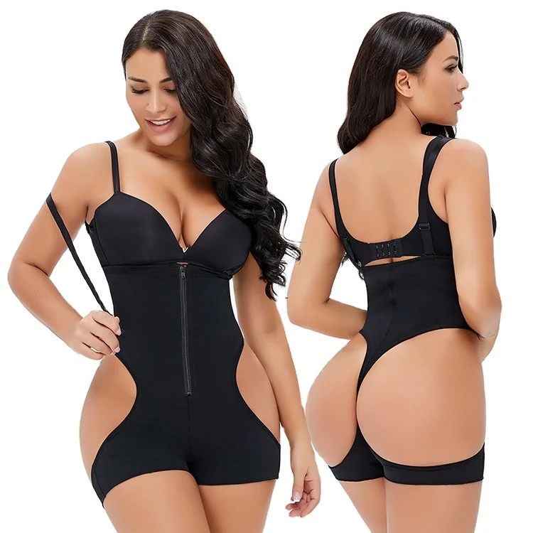 

Slimming Shapewear Tummy Control Female Body Shaper Front Waist Trainer With Zipper Plus Size Shapers