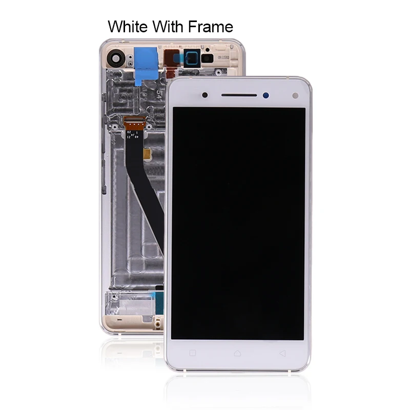

5 Inch Smartphone Parts LCD Display Touch Screen Digitizer Frame Assembly For Lenovo Vibe S1 Frame