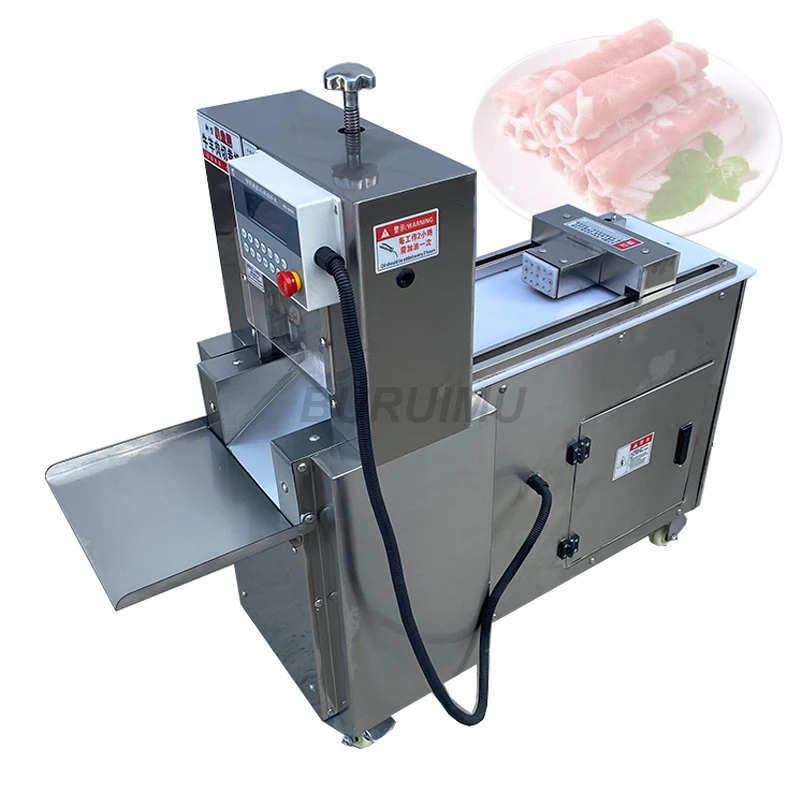 

Lamb Roll Making Machine High Quality Cnc Double Cut Beef Roll Machine 220V 110V Intelligent Frozen Meat Slicer