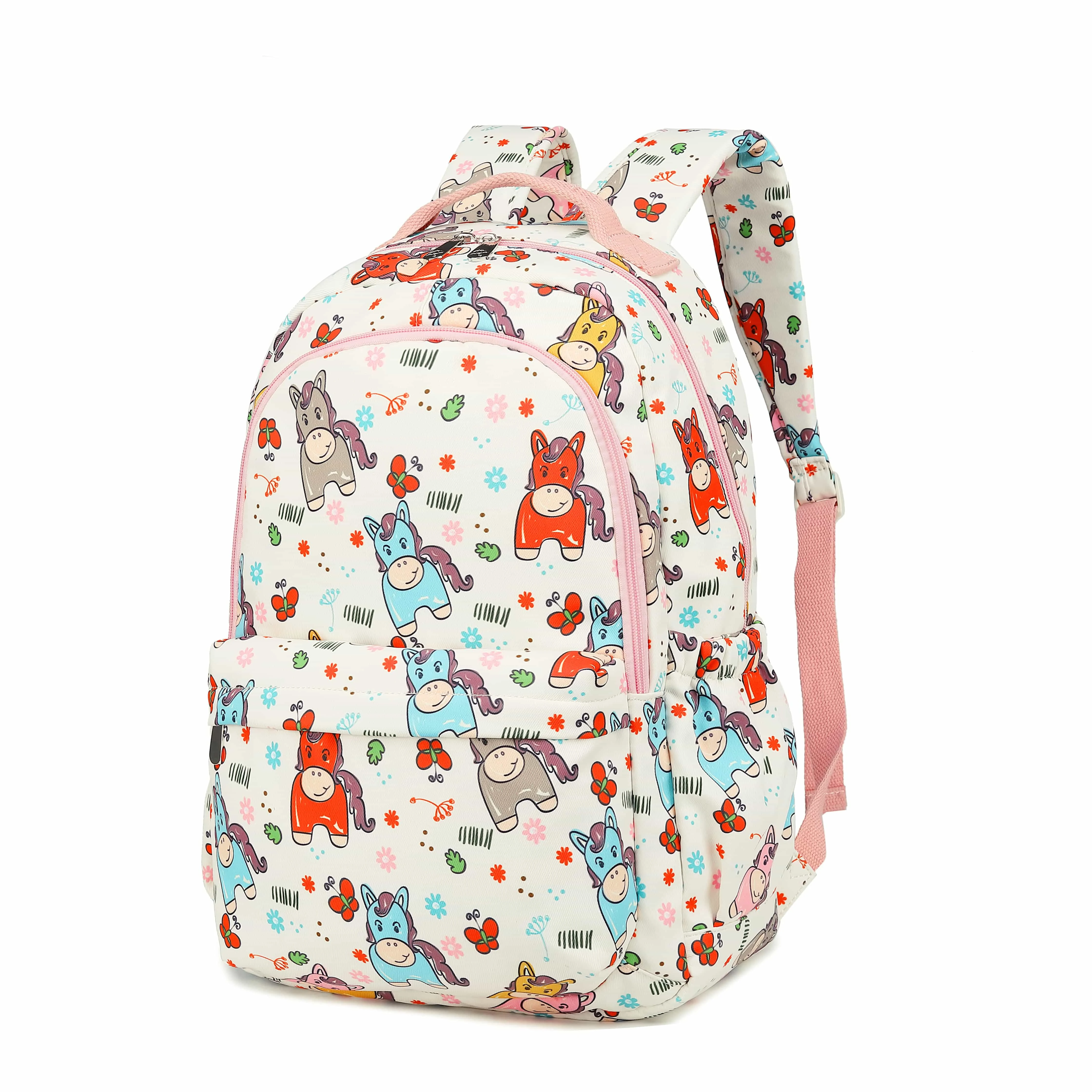 

Wholesale Custom children's schoolbags primary school girls 1-6 grade waterproof cute unicorn backpack, Gradient colours