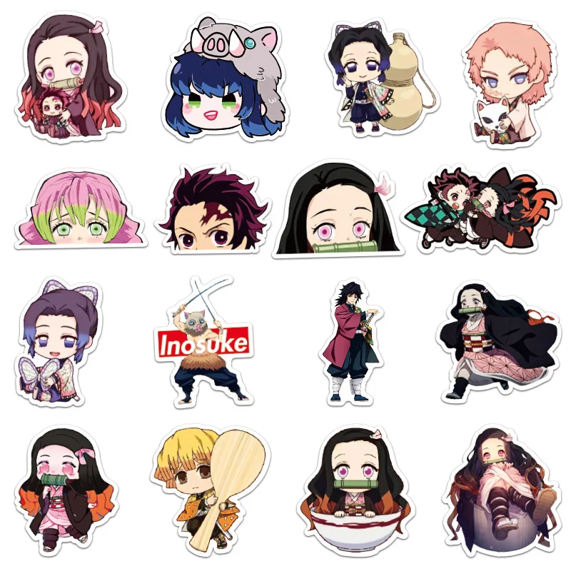 50 Pcs bag Cheap Japanese Anime Demon Slayer Stickers Buy Demon 