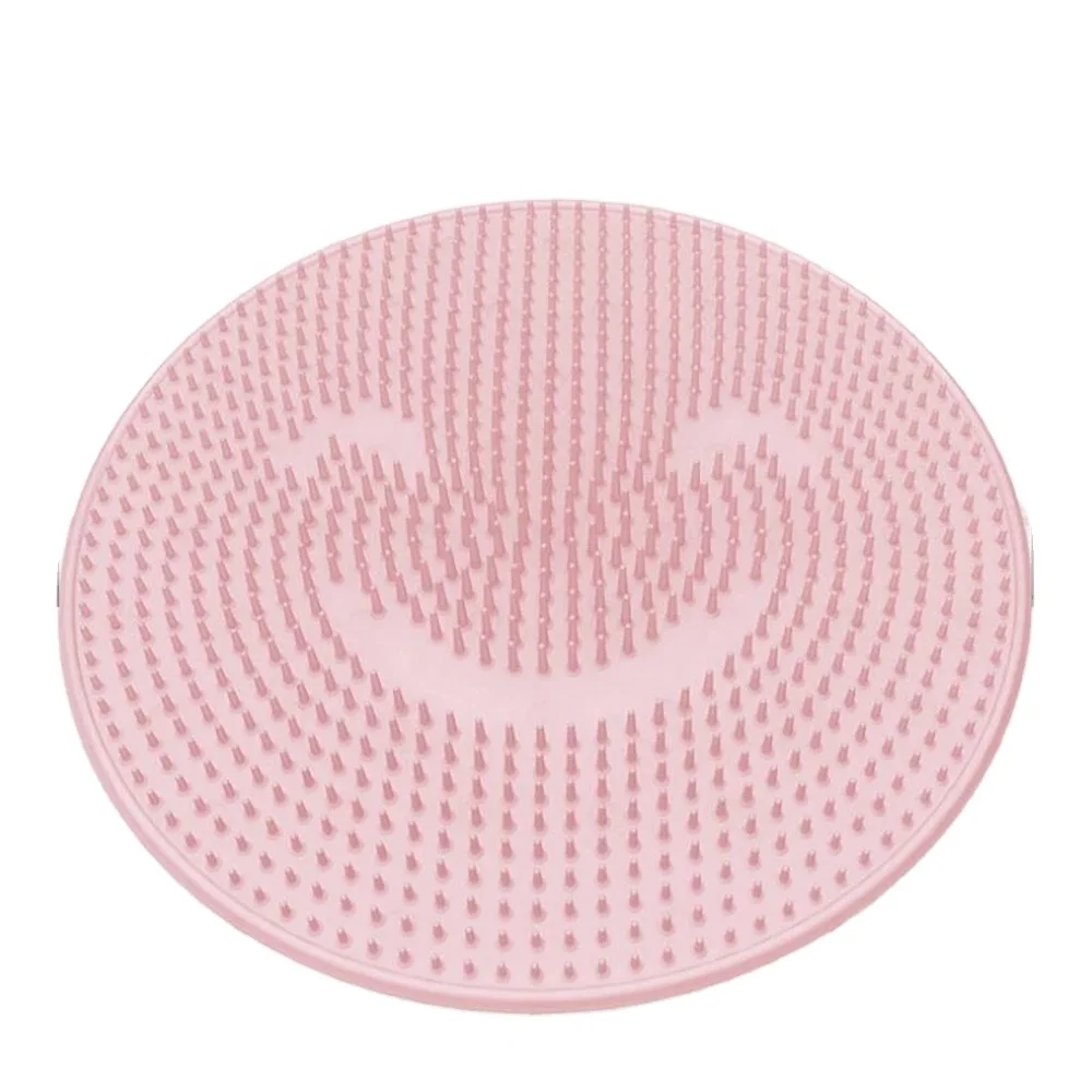 

The New Round Silicone Bath Massage Cushion Brush for Lazy Wash Feet Clean Dead Skin Artifact Back Cushion Shower anti-cellulite, Same as picture