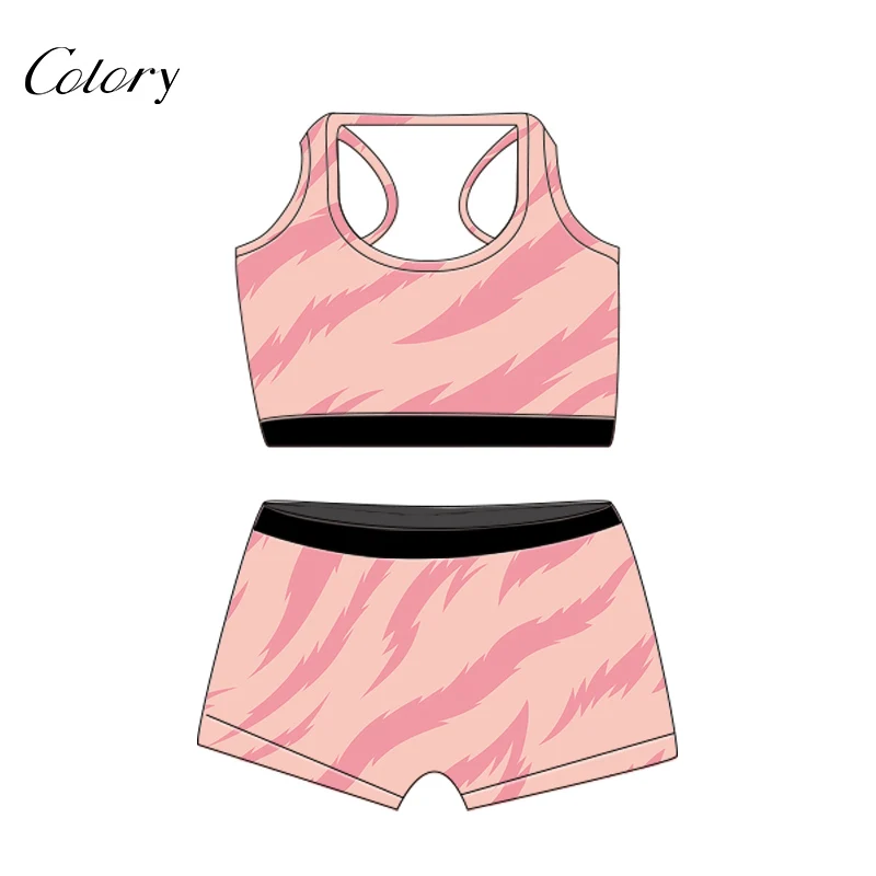 

Colory Leopard Romper Women Peice 2 Piec Short Set, Picture shows