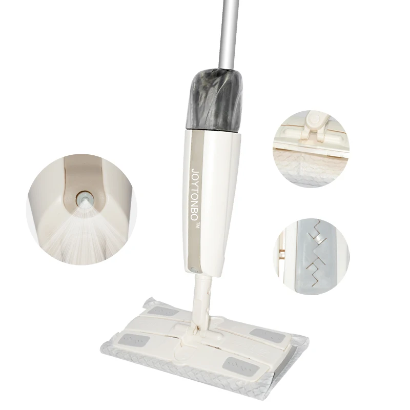 360 Swivel Single Hand Wet Dry Easy Spray Cleaning Hardwood Tile Bamboo Laminate Floor Adjustable Cleaner Flat Mop Factory