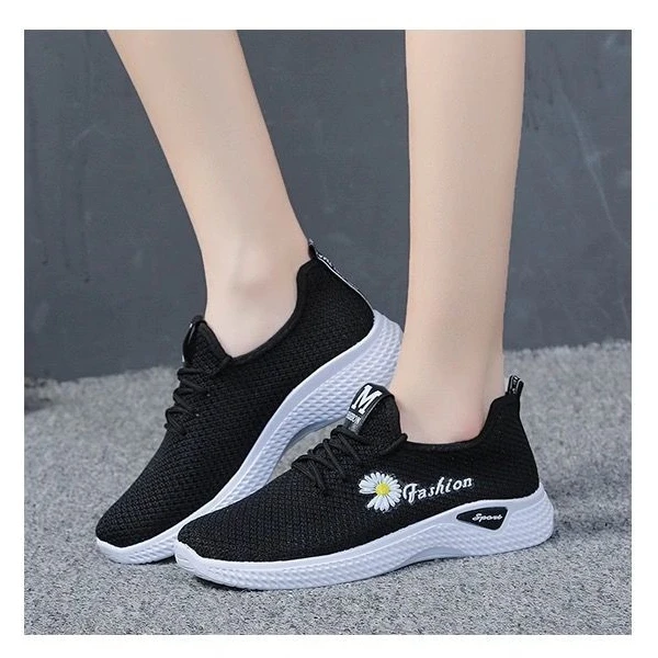 Hongyan Mesh Shoes Women Breathable Mesh Surface Thin Non-slip Soft Soles Not Tired Feet Running Shoes