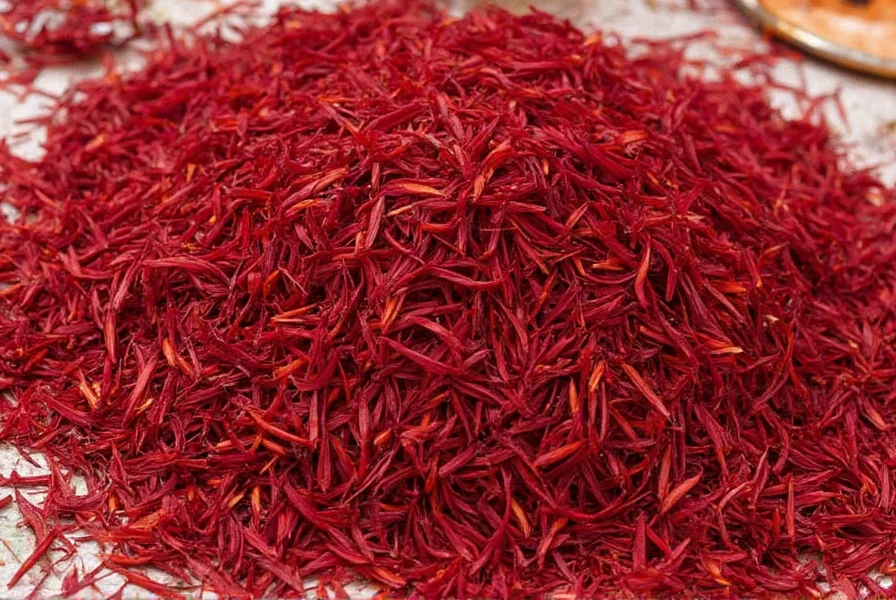 Scientific testing of saffron quality showing laboratory analysis of crocin content in saffron samples