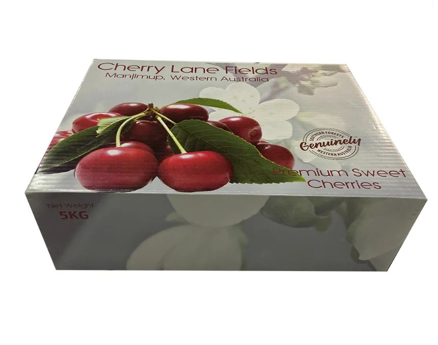 

Recycled empty fruit corrugated paper box packing carton fruit packaging box