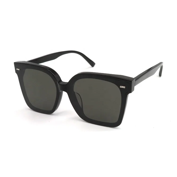 

2020 U-Top fashion black square brand designer Nylon lens sunglasses