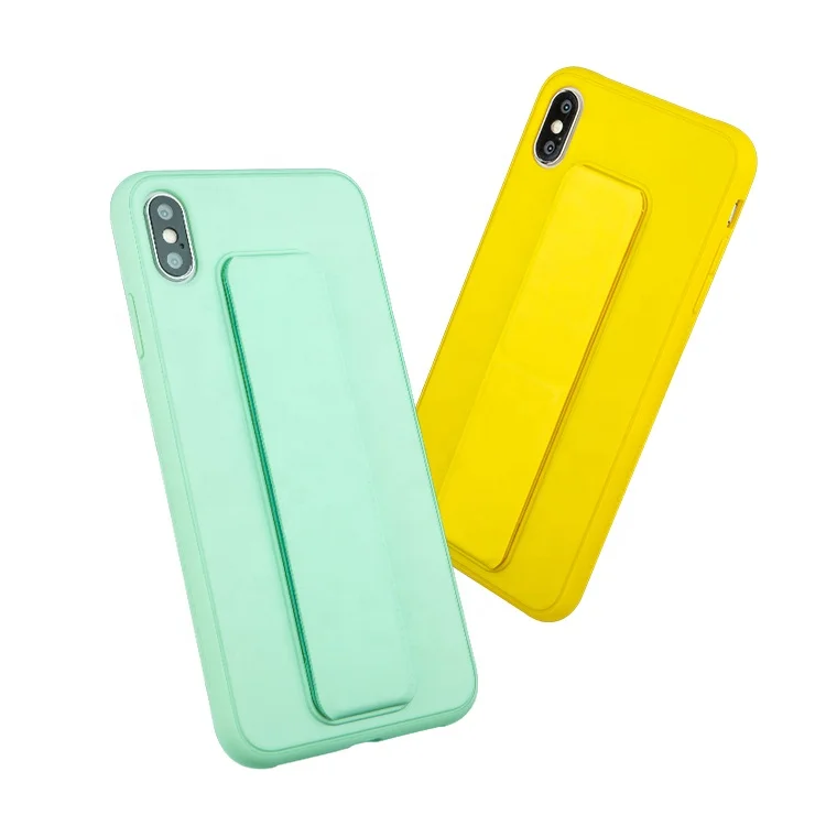 

colorful kickstand tpu Anti-shock Phone Cases Cover For iPhone X Xs Max Xr, 5 colors