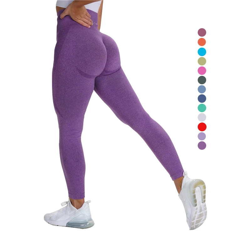 

seamless nylon seamless gym wear leggins yoga wear bubble gum pink pants leggings for women fitness push up