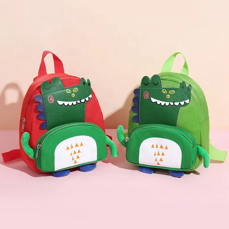 

SB062 mochila infantil Barato Kindergarten verde rana Children kids Dibujos animados mochilas de animales