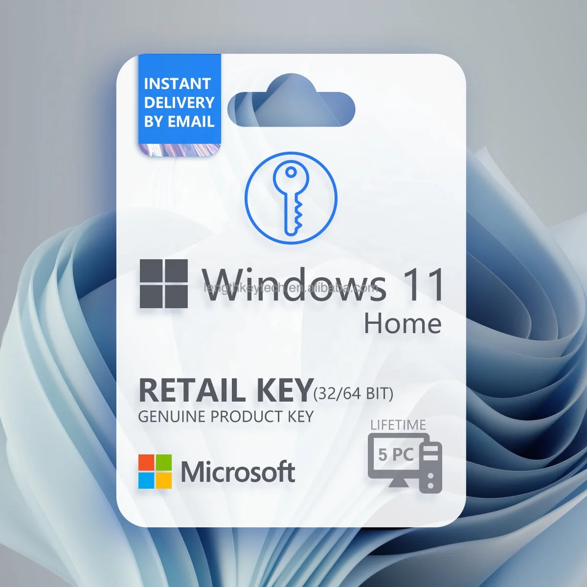 

24/7 Online Email Delivery Windows 11 Home Retail Key(5 PC) Genuine Original Digital Key Lifetime Win 10 Home Key