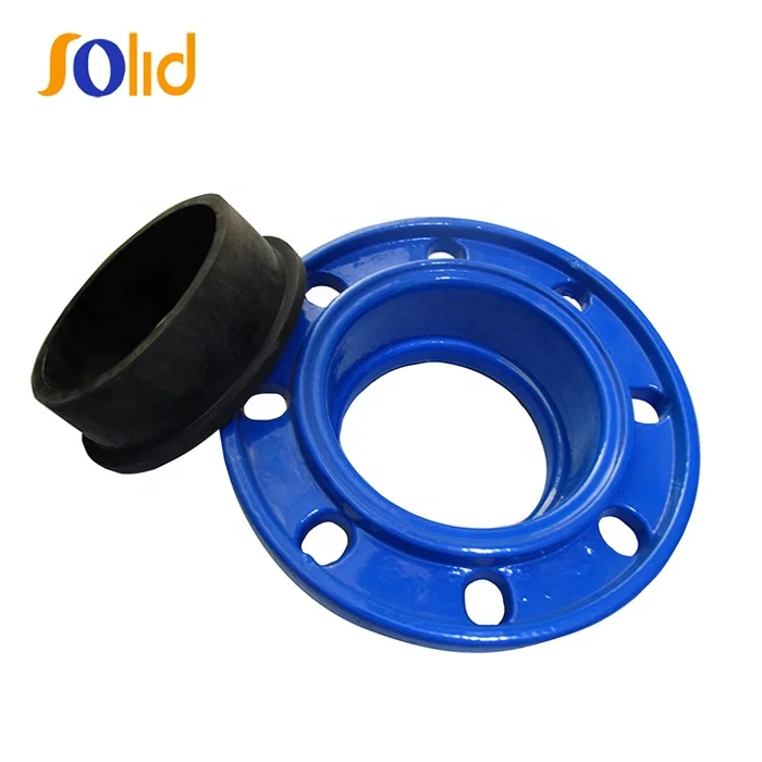 Ductile Cast iron pipe fitting Quick Flange Adaptor Joint For PE Pipe
