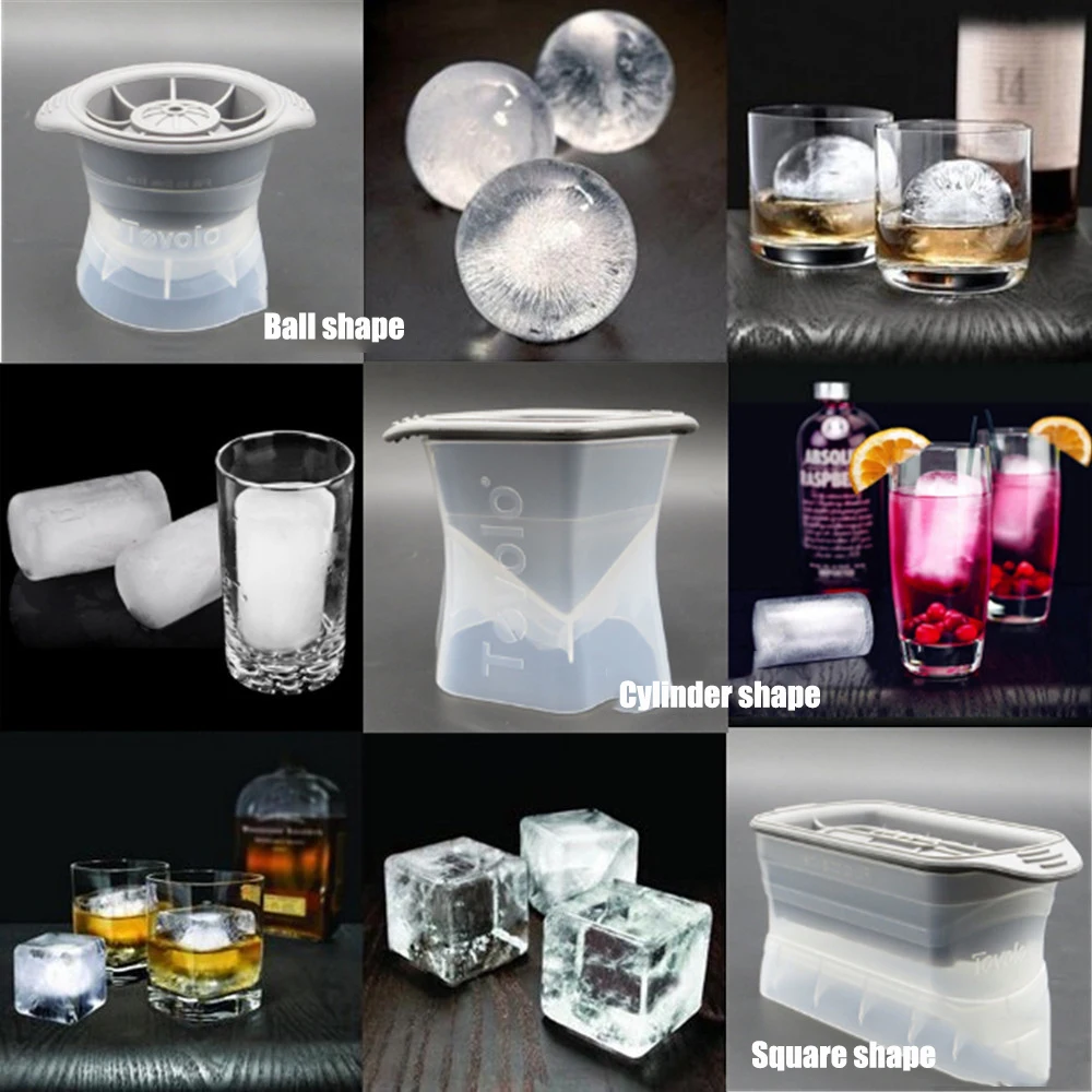 
Ice Ball Mold Creative Round Silicone Ice Ball Mold Whiskey Ice Ball Press Mold With Lid 