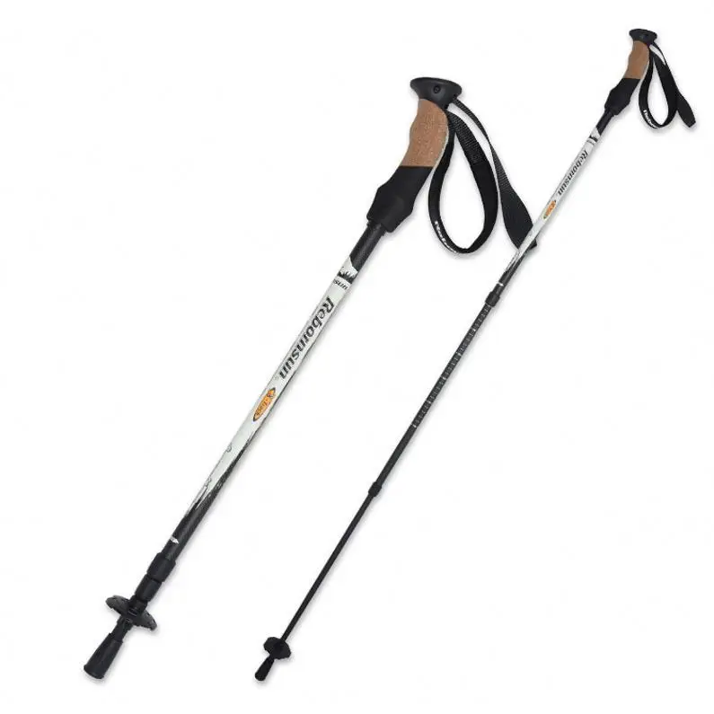 

Robinson | Trekking Pole/Stick For Walking Customized Outdoor Hiking Stick Nordic Pole Telescopic Carbon Fiber, Grey