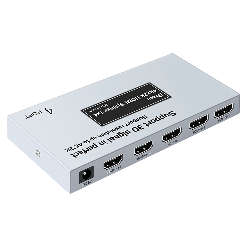 

Hot selling video splitter 4k 3d tv camera HDMI Splitter 1 to 4 ways