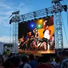 500x250mm module design independent back cover full color outdoor advertising P3.91mm led display screen