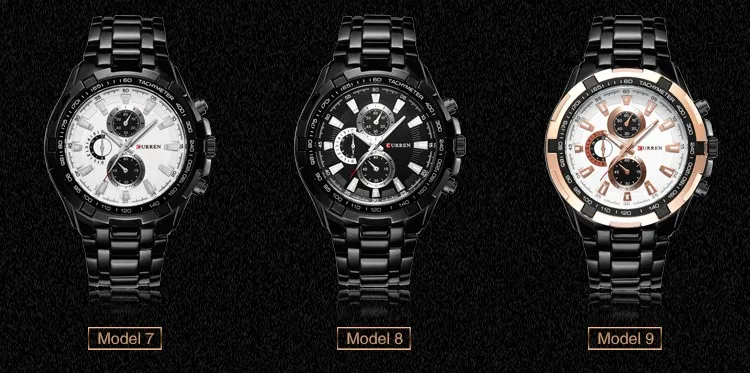 curren men watch dress japanese movement quartz watch 8023 stainless steel band curren brand luxury men quartz wrist watch