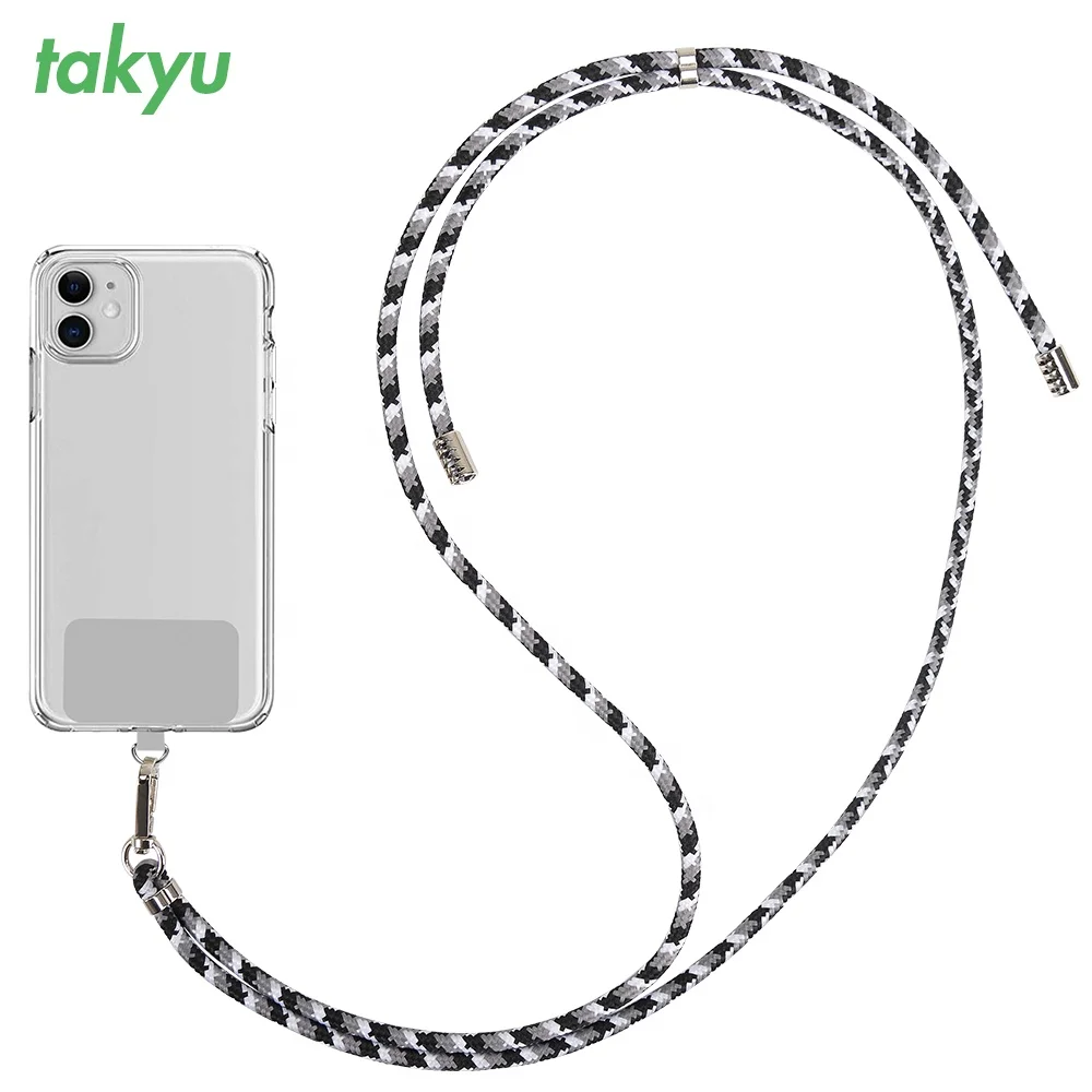 

Neckband lanyard cell phone case with bodycross line long phone hang rope adjustable length Smartphone Lanyards for IPhone 11