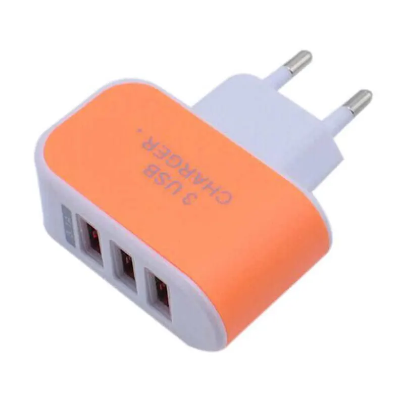 

Factory Wholesale Low MOQ 3 USB Port Wall Charger 2A Fast Charger Adapter