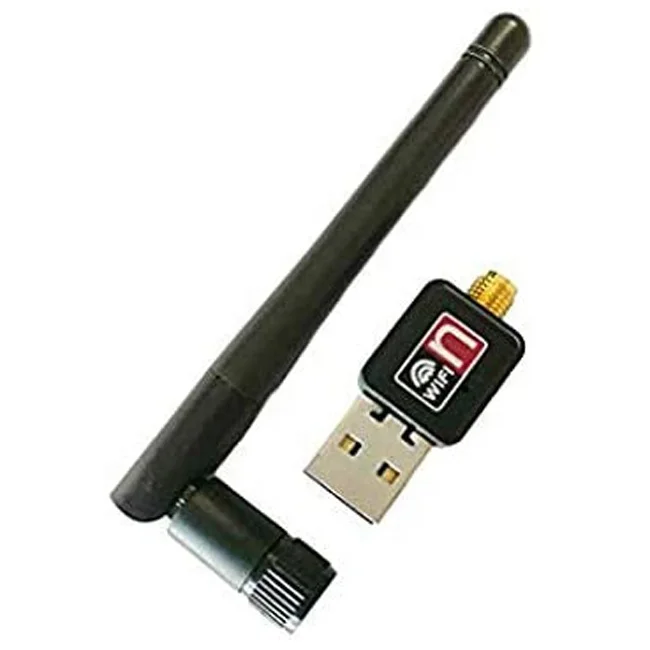 

Stock Realtek 8188FTV usb wifi dongle low cost 150Mbps RTL8188 wifi adpater external antenna wireless card, White black