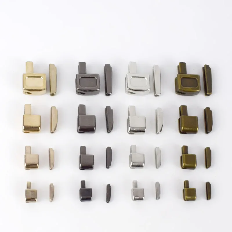 

Meetee ZA206 Alloy Zipper Insertion Pin 3# 5# 8# 10# Zipper Socket Replacement for Open End Insert Pin Zipper Insert Pin Box