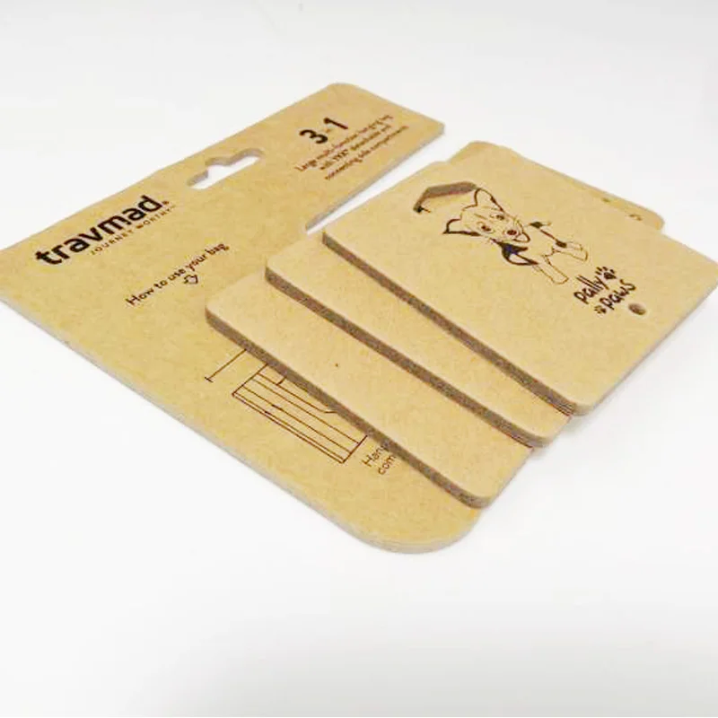 
Custom printing logo Paper card kraft paper card display card wholesale 