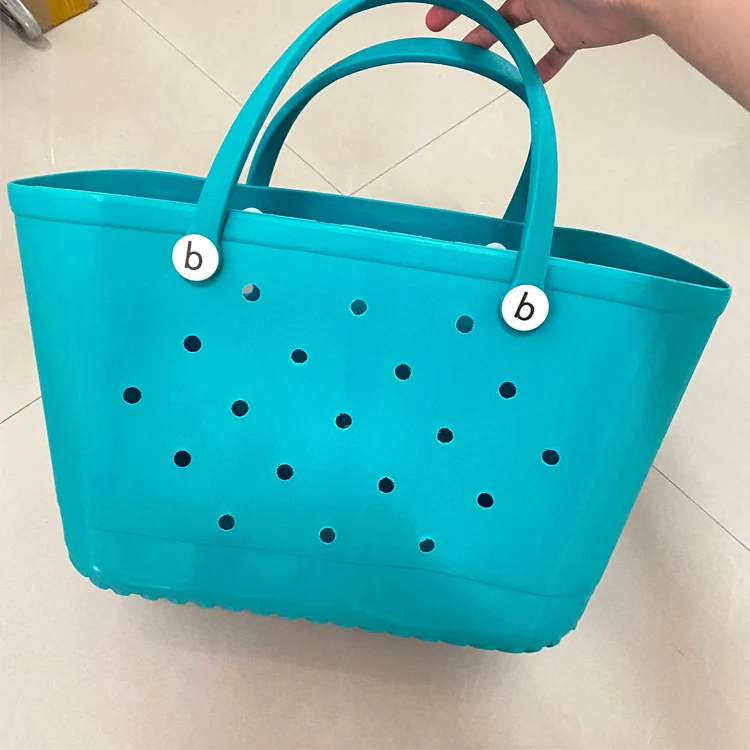 

2022 Wholesale Women Summer Beach bag Fashion Women Shopping Tote Shoulder bag Waterproof Silicone jelly Candy Handbag