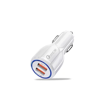 

Best sellers Oem 3.1a Portable Qualcomm Phone Fast Charger 2 Port Usb Car Charger Quick Charge 3.0 Car Charger Dual Usb