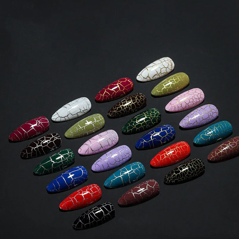 

Newest Cracked Nail Gel Polish With LED Lamp Nail Art Gel Pressional Nails Product 2021, Picture