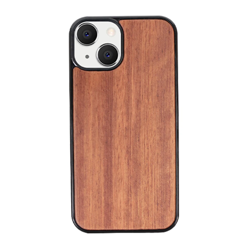

Shockproof Cover For iPhone 13 Pro Max Wooden Mobile Phone Case
