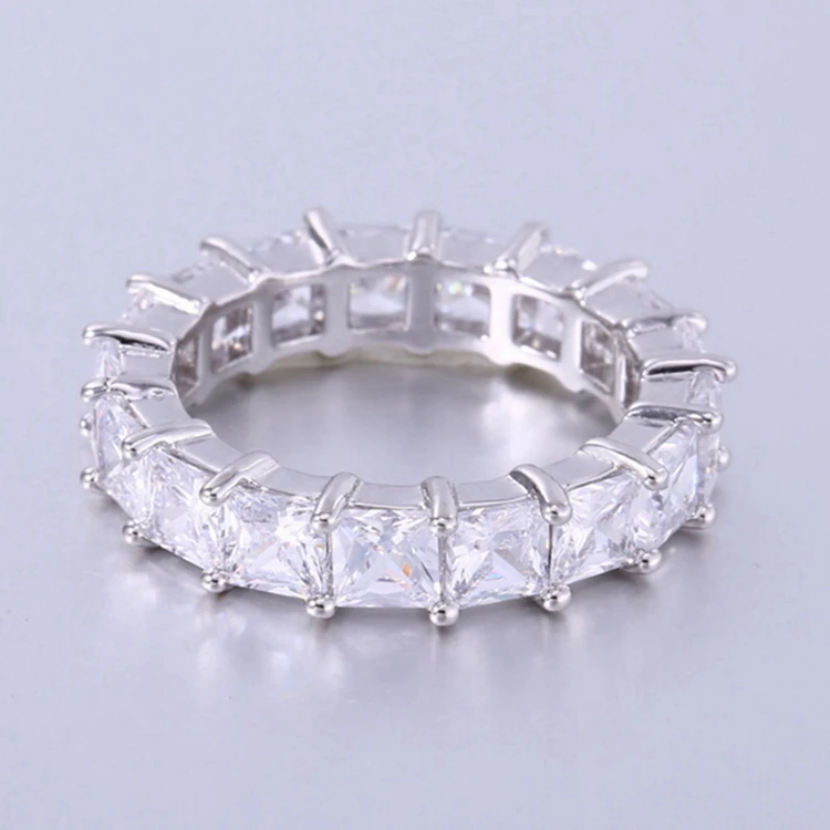 

high quality platinum plating rings jewelry rainbow ring finger ring