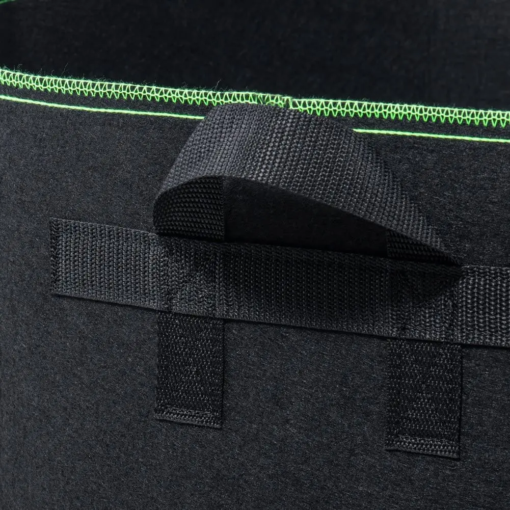 
3 Gallon 5 Gallon 7 Gallon 10 gallon 100 gallon 200 gallon Aeration Fabric Plant Grow Garden Potato felt planter grow bags 