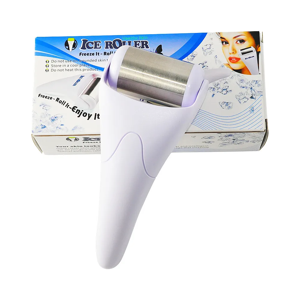 

Dropshipping 2021 Cold Facial Roller Skincare Stainless Steel Machine Face Massager Ice Roller