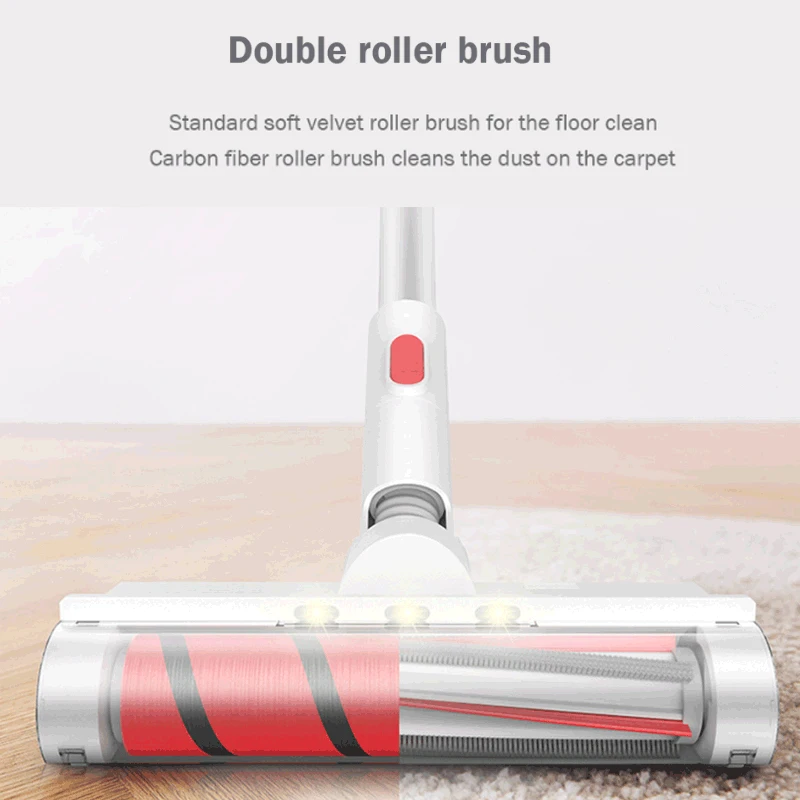 Xiaomi Deerma VC40 Handheld Vacuum Cleaner for Home car Low Noise Dust Collector household Aspirator Multifunctional Brush