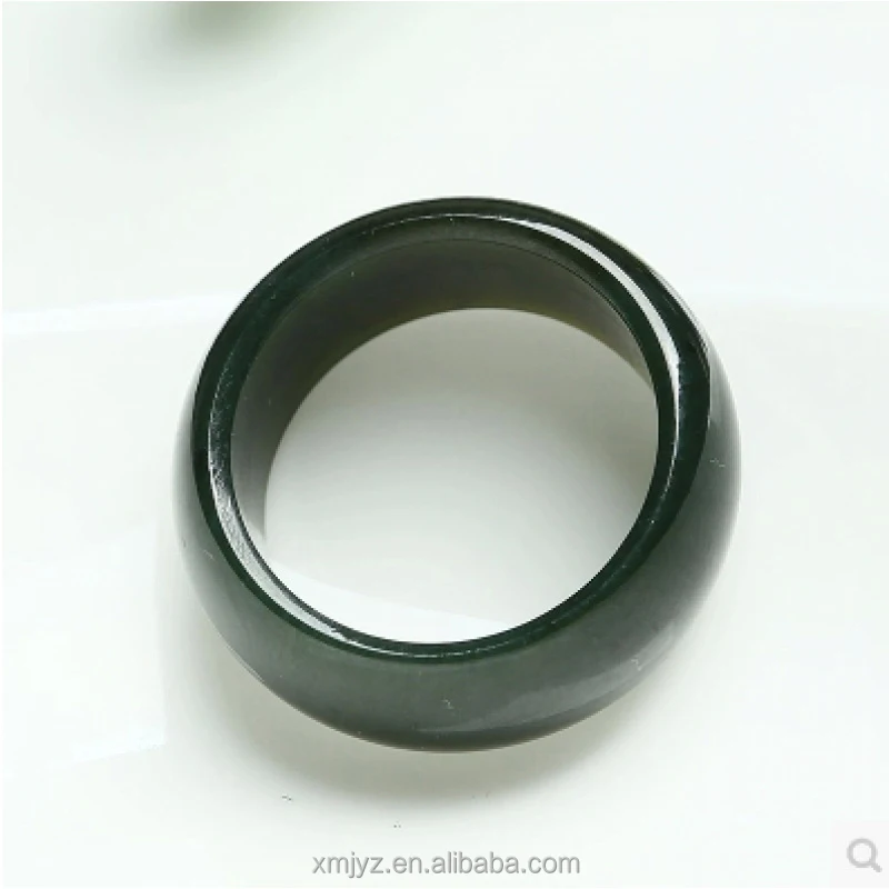 

Natural Xinjiang Hetian Jade Ring Male And Female Sapphire Jewelry Jade Ring Couples