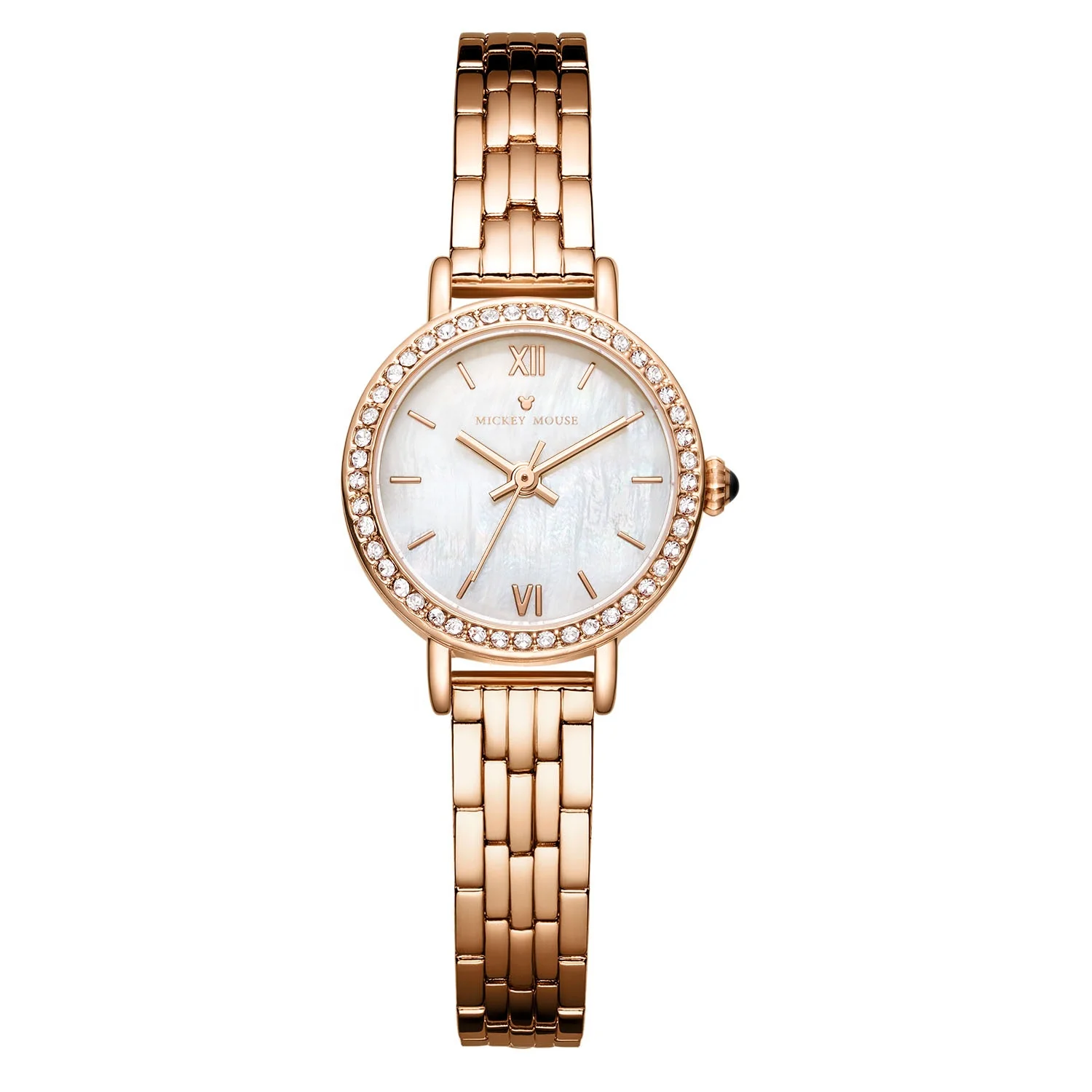 

Custom Made Fashionable Zinc Alloy Bracelet Luxury Diamond 3D Printed Quartz Watch