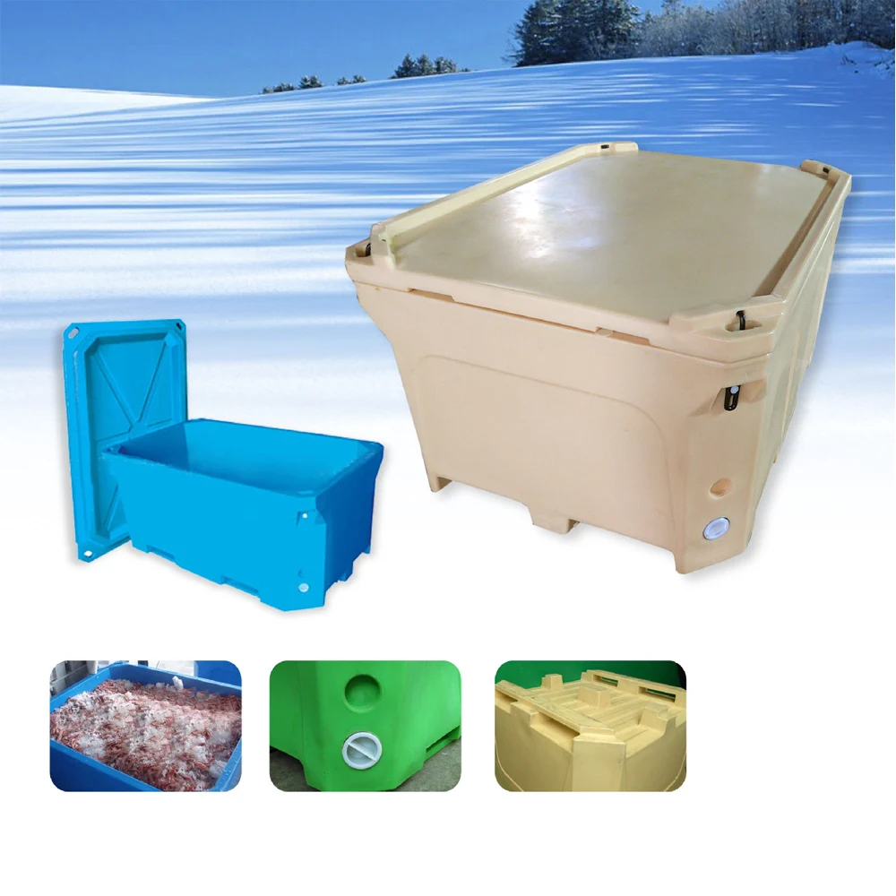 1000l Rotomolded Fish Transport Totes Live Fish Storage Container Fish
