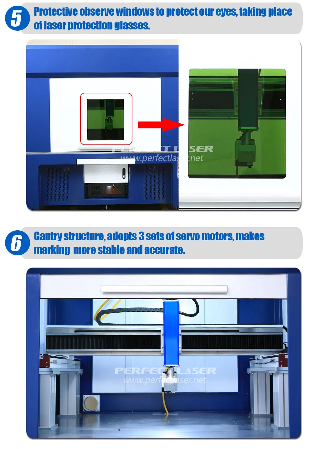 3D Large Format Dynamic Focusing Galvo RAYCUS Metal Laser Marking Machine Etching Machine