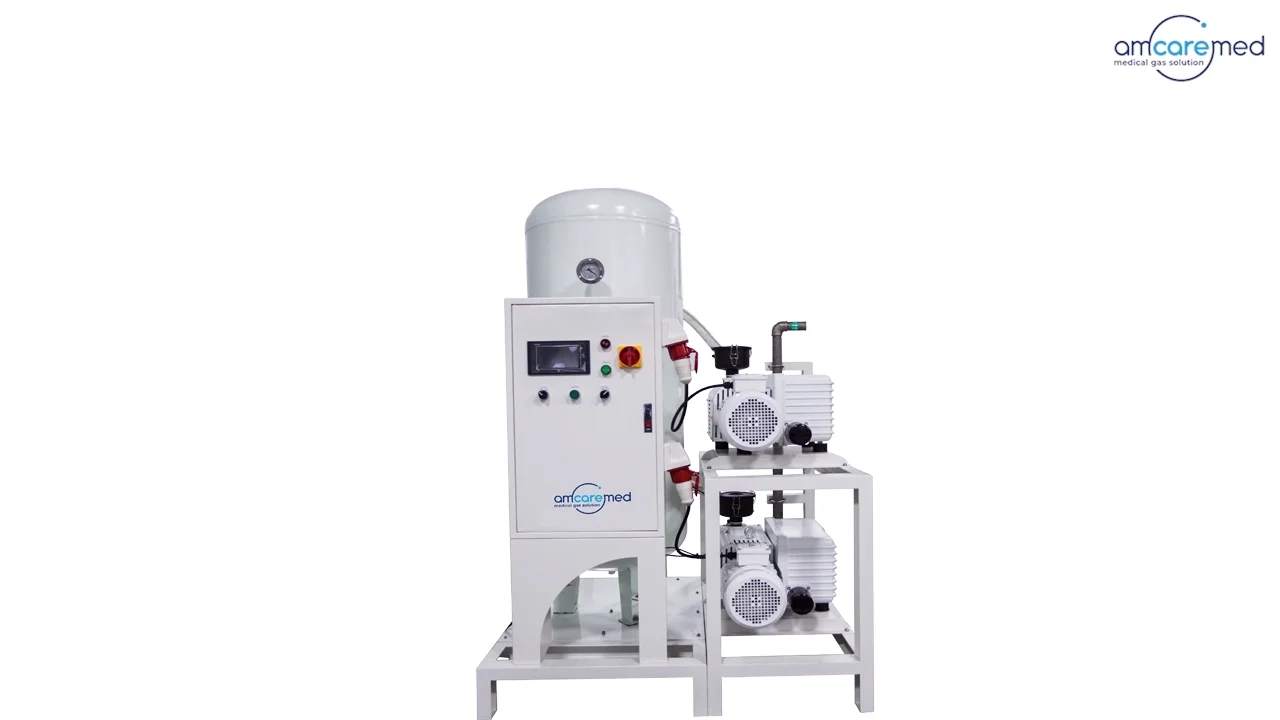 Duplex Vacuum System Medical Rotary Vane Oil Lubricated Vacuum Pump For