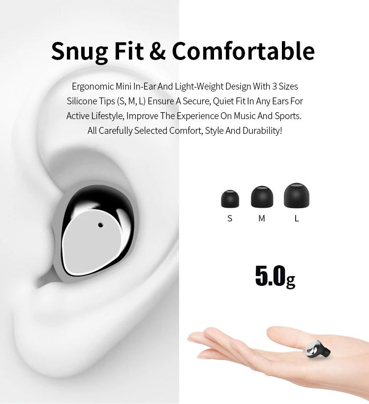 BT 5.0 Mini TWS Stereo Wireless Earbuds For Sale - ANKUX.COM