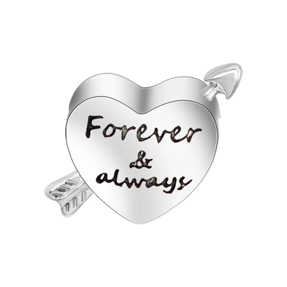 

Wholesale DIY Engraved Jewelry Charms and Beads For Women's Bracelet, Steel