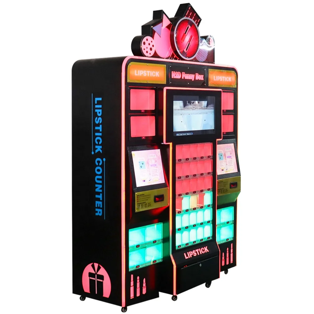 42 Cells Lipstick Challenge Gift Game Touch Screen Prize Redemption Arcade Machine Customized