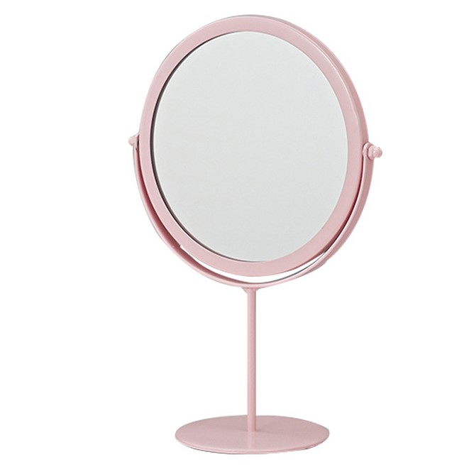

Nordic style home desktop iron makeup mirror home decor, Black / gold / pink