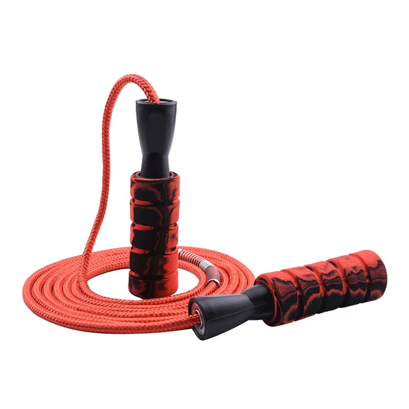 

Skipping Rope Jump Rope Gym Fitness Exercise Boxing MMA Training Light School Adults Kids Equipment Workout Weight Home, Red, grey