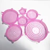 Silicone Stretch Suction Lids Reusable Food Preservation Plastic Cover